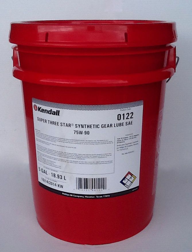 Buy Kendall Super 3 Star Synthetic Gear Lube 75W90 Online Yoder Oil
