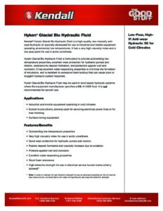 KENDALL HYKEN GLACIAL BLU HYDRAULIC - Yoder Oil