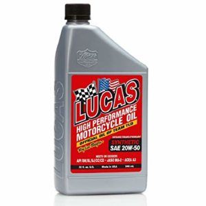 Lucas Synthetic 20W50 Motorcycle Oil