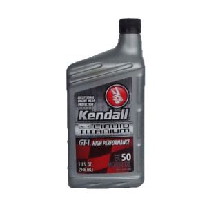 KENDALL GT-1 HIGH PERFORMANCE 50W MOTOR OIL