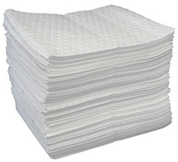 White Oil Absorbent Pads