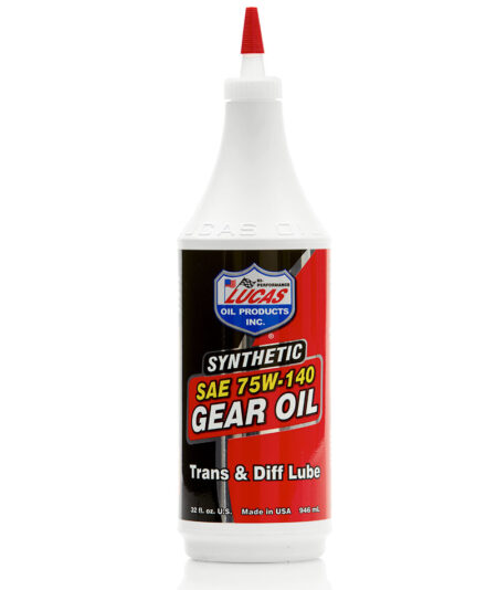 Lucas Synthetic 75W140 Gear Oil - 12/1 Qts Case