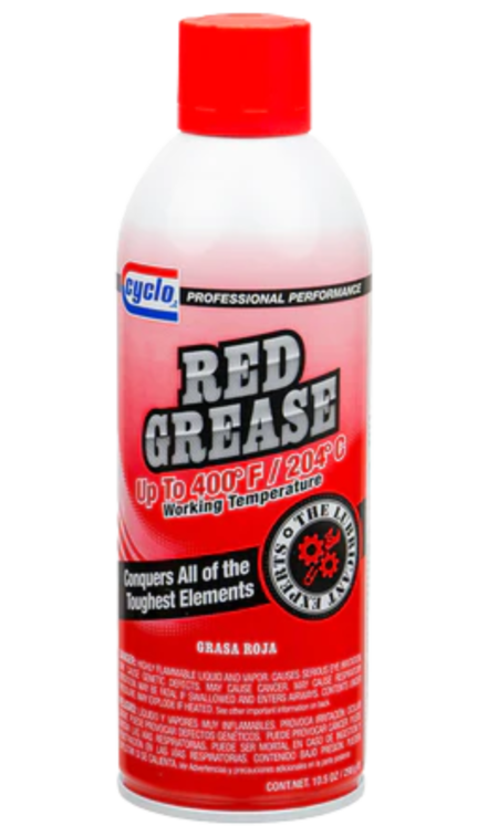 Cyclo Red Spray Grease 6/10 oz.