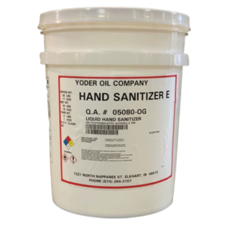 Hand Sanitizer E - 5 Gallon Pail