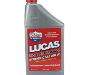 Lucas Synthetic 20W50 Motor Oil - 6/1 Qts.Case