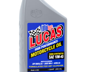 Lucas Semi-Synthetic 10W40 Motorcycle Oil