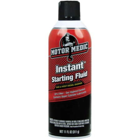 Motor Medic Starting Fluid 12/ 11 Oz.
