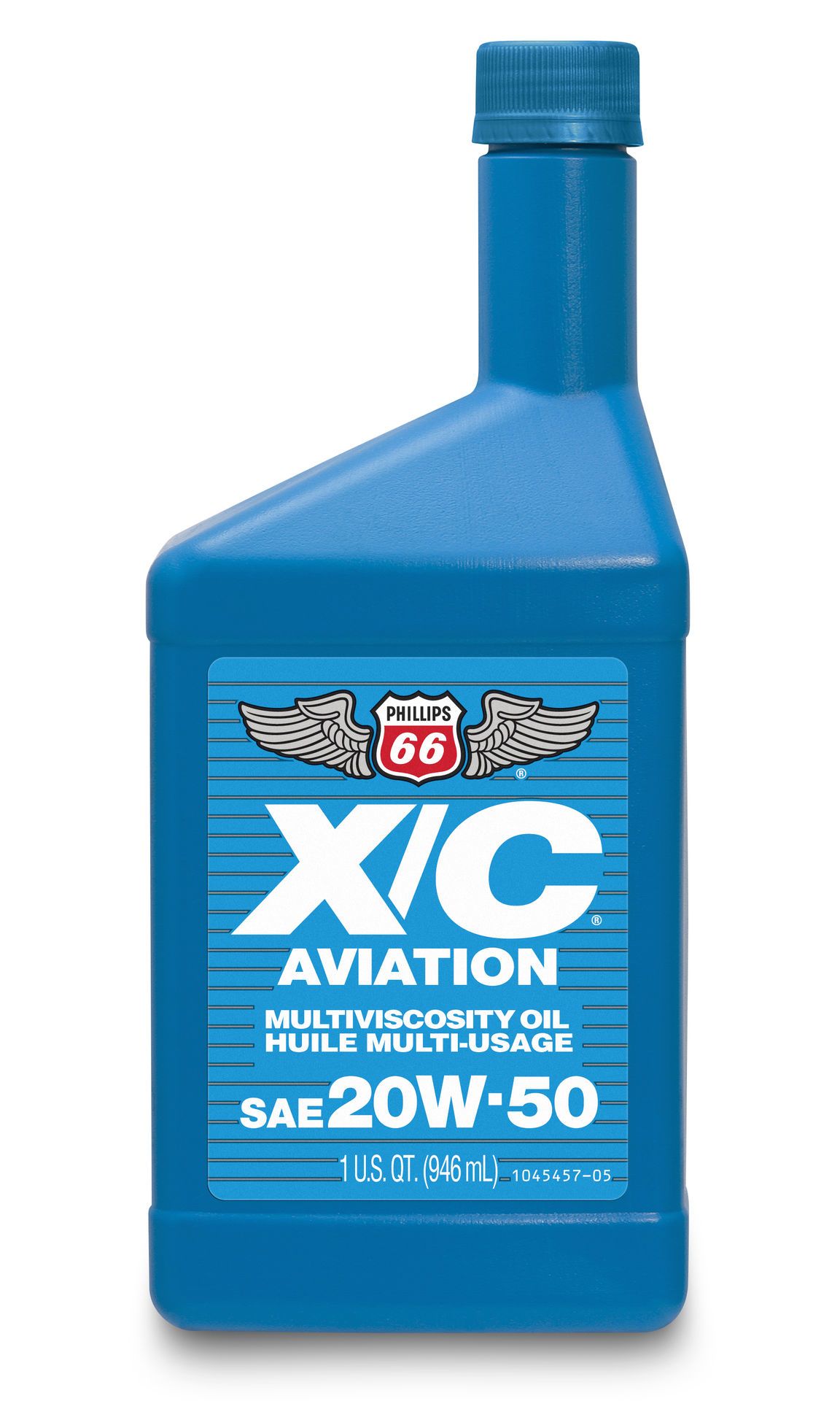 Phillips 66 X/C 20W50 Aviation Oil - 12/1 Qts. Case